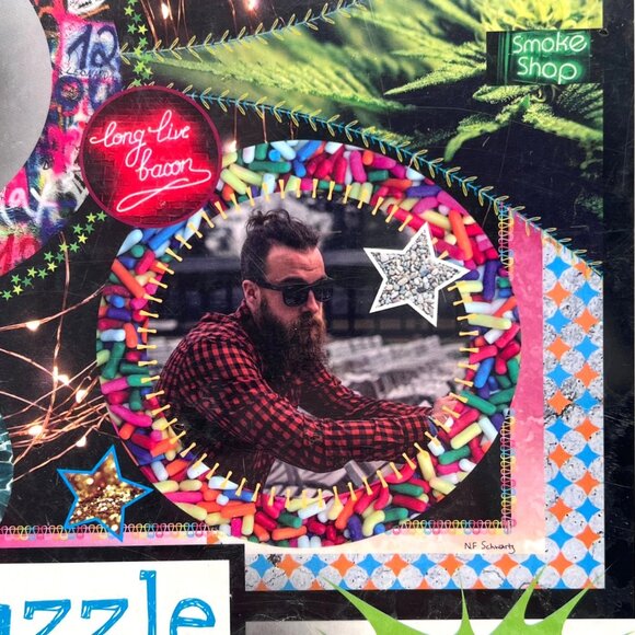 Hipster 1000 Piece Jigsaw Puzzle By Monkey Fist Vivid Color Glossy Cardboard 12+ - Picture 8 of 16